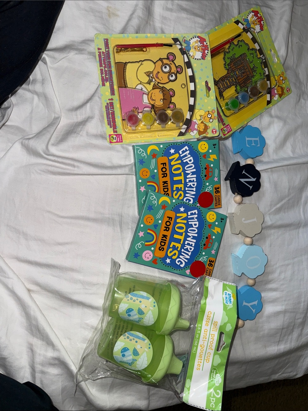 Kids Activity & Motivation Bundle (PBS Arthur Paint Kit, Notes & Sticke